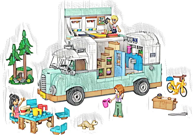 LEGO 42663 Friends Przygoda w kamperze przyjaciół