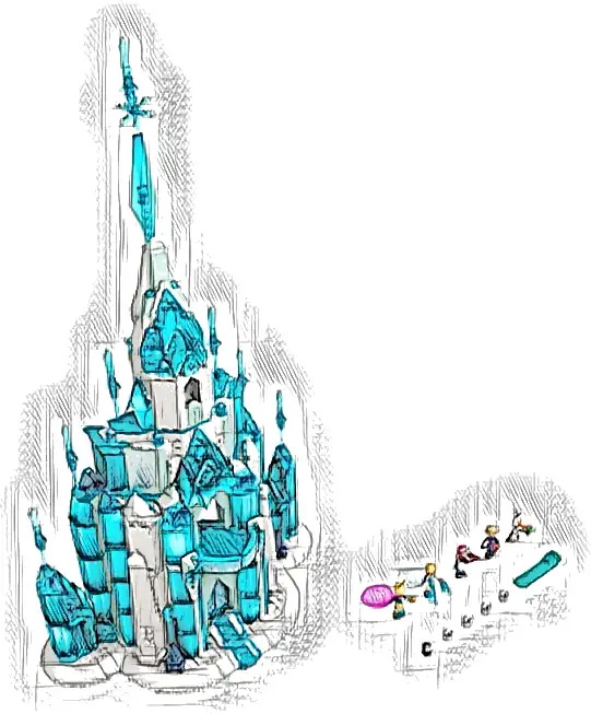 LEGO 43197 Disney Lodowy zamek