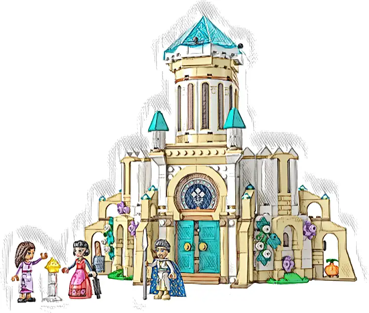 Zestaw LEGO® 43224 LEGO 43224 Disney Zamek króla Magnifico