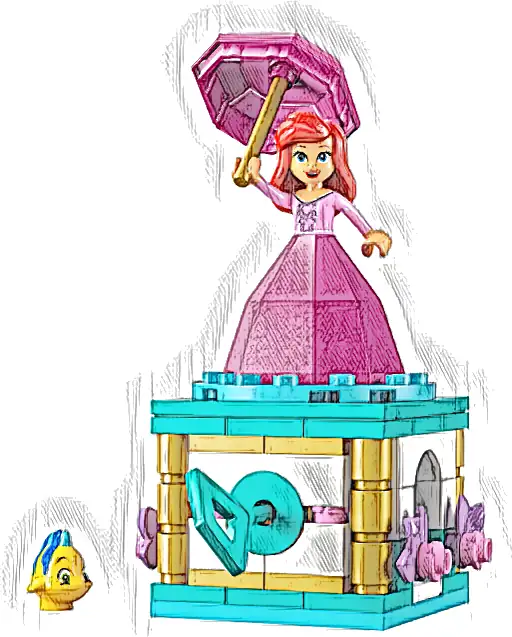 LEGO 43259 Disney Wirująca Arielka