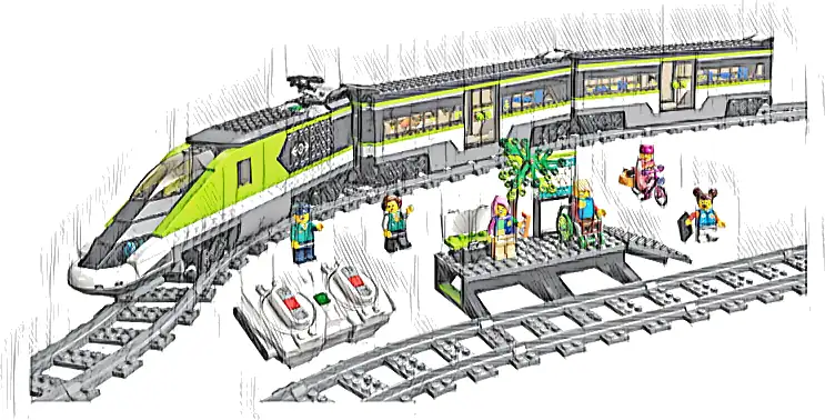 Zestaw LEGO® 60337 LEGO 60337 City Ekspresowy pociąg pasażerski