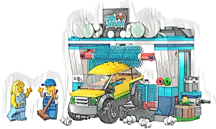 Zestaw LEGO® 60362 LEGO 60362 City Myjnia samochodowa