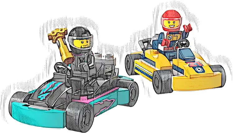 Zestaw LEGO® 60400 LEGO 60400 City Gokarty i kierowcy wyścigowi