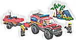 LEGO 60412 City Terenowy wóz strażacki z łodzią ratunkową
