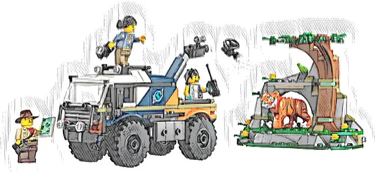 Zestaw LEGO® 60426 LEGO 60426 City Terenówka badacza dżungli