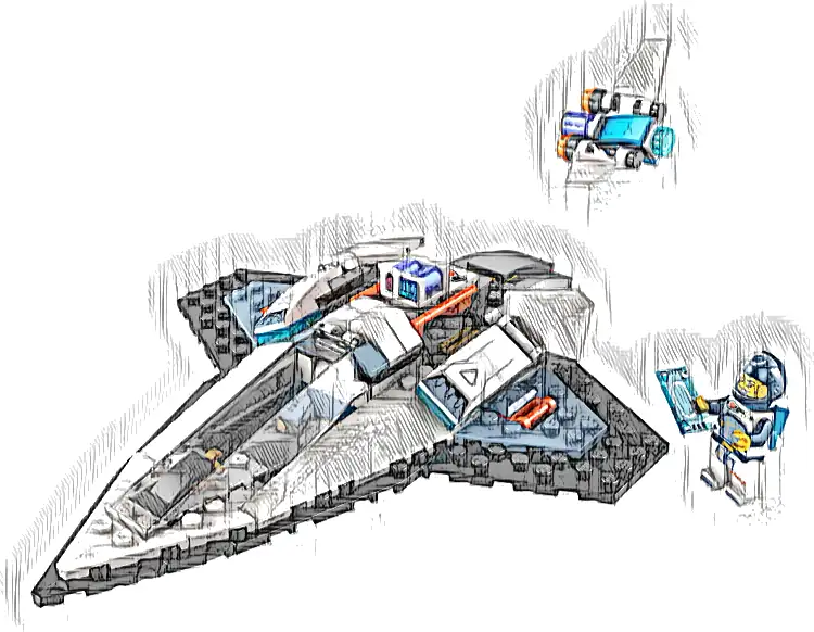 Zestaw LEGO® 60430 LEGO 60430 City Statek międzygwiezdny