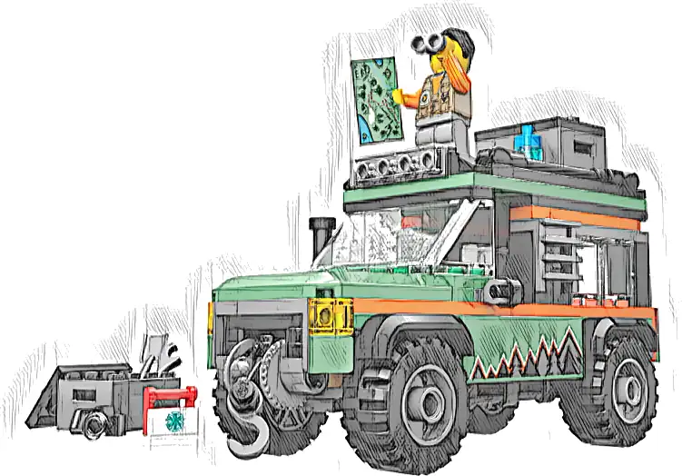 Zestaw LEGO® 60447 LEGO 60447 City Górska ciężarówka terenowa 4x4