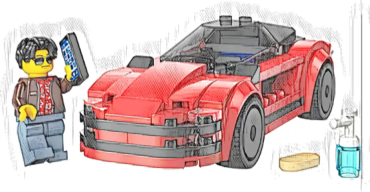 Zestaw LEGO® 60448 LEGO 60448 City Czerwony samochód sportowy