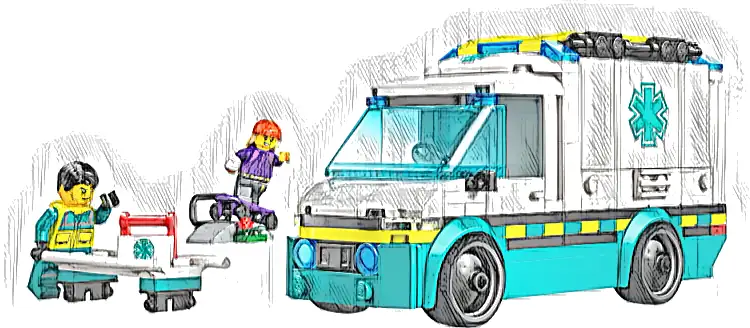 Zestaw LEGO® 60451 LEGO 60451 City Karetka pogotowia