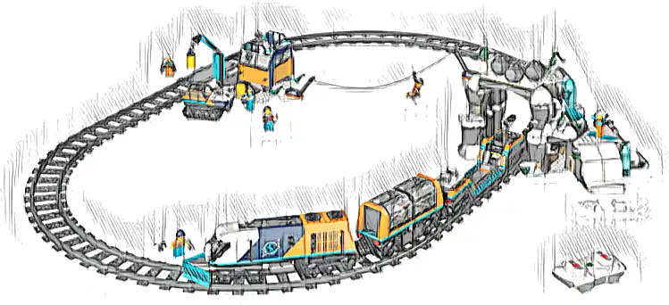 LEGO 60470 City Ekspres polarny arktycznych odkrywców