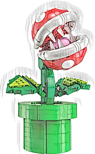 Zestaw LEGO® 71426 LEGO 71426 Super Mario Kwiatek Pirania