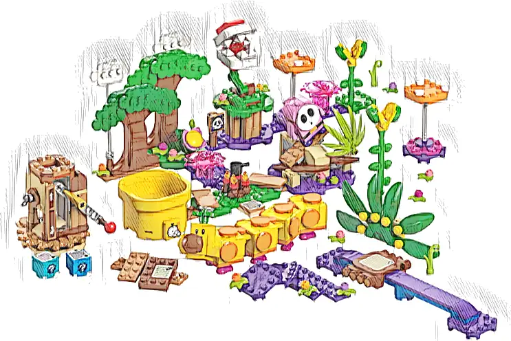 Zestaw LEGO® 71434 LEGO 71434 Super Mario Soda Jungle — zestaw twórcy