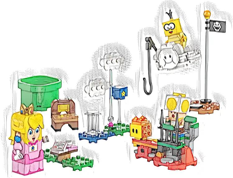 Zestaw LEGO® 71441 LEGO 71441 Super Mario Przygody z interaktywną figurką LEGO Peach