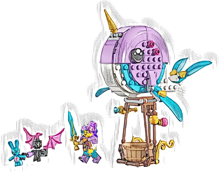 Zestaw LEGO® 71472 LEGO 71472 DREAMZzz Balon na ogrzane powietrze Izzie