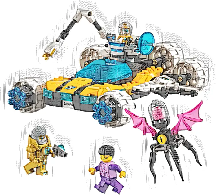 Zestaw LEGO® 71475 LEGO 71475 DREAMZzz Kosmiczny samochód pana Oza