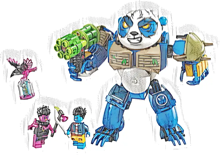 LEGO 71480 DREAMZzz Mocarna panda Logana