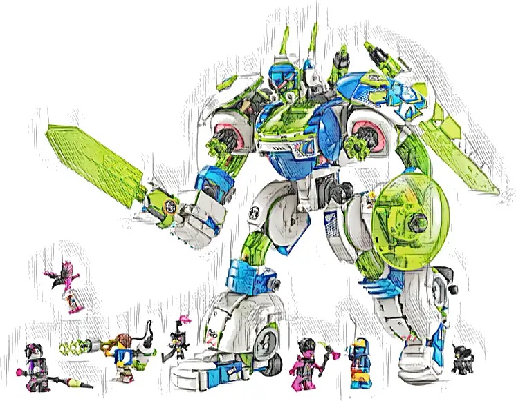 LEGO 71485 DREAMZzz Mech-rycerz Mateo i Z-Bloba