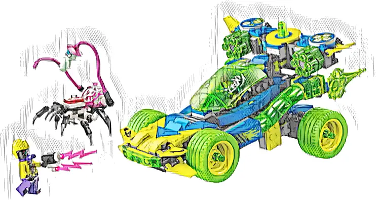 LEGO 71491 DREAMZzz Samochód wyścigowy Mateo i Z-Bloba