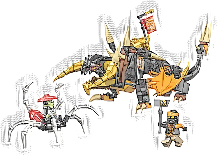 LEGO 71782 NINJAGO Smok Ziemi Cole'a EVO
