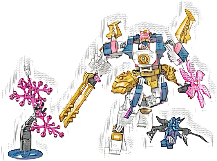 Zestaw LEGO® 71807 LEGO 71807 NINJAGO Mech żywiołu technologii Sory