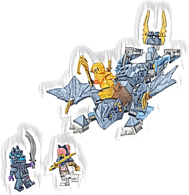 Zestaw LEGO® 71810 LEGO 71810 NINJAGO Smoczątko Riyu