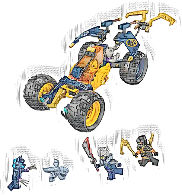 Zestaw LEGO® 71811 LEGO 71811 NINJAGO Łazik terenowy ninja Arina