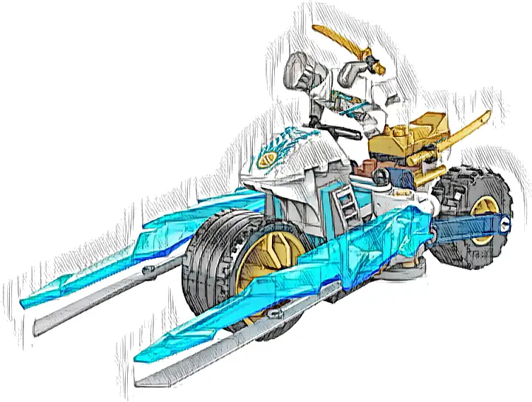 Zestaw LEGO® 71816 LEGO 71816 NINJAGO Lodowy motocykl Zane’a