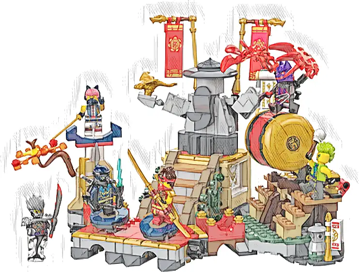 Zestaw LEGO® 71818 LEGO 71818 NINJAGO Arena turniejowa