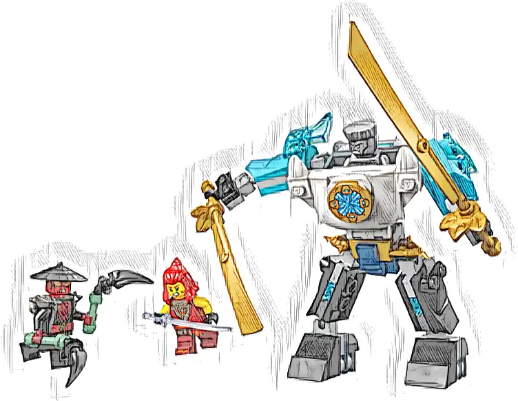 Zestaw LEGO® 71827 LEGO 71827 NINJAGO Mech w zbroi bojowej Zane’a