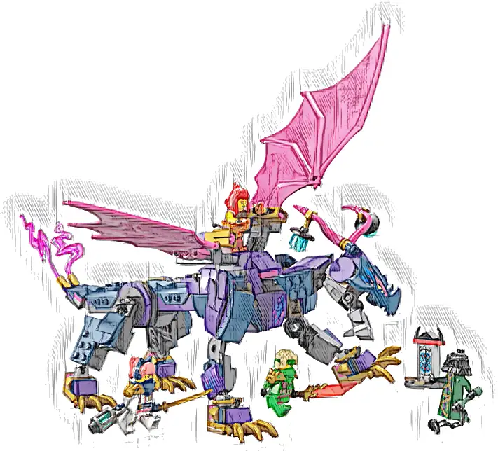 LEGO 71842 NINJAGO Smoczy mistrz Rontu