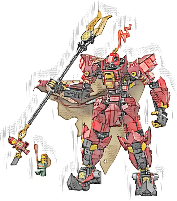 LEGO 71846 NINJAGO Mech ognistego rycerza