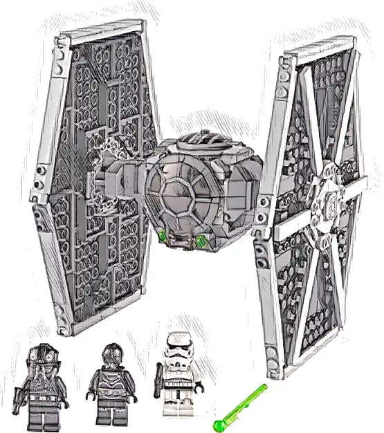 LEGO 75300 Star Wars Imperialny myśliwiec TIE
