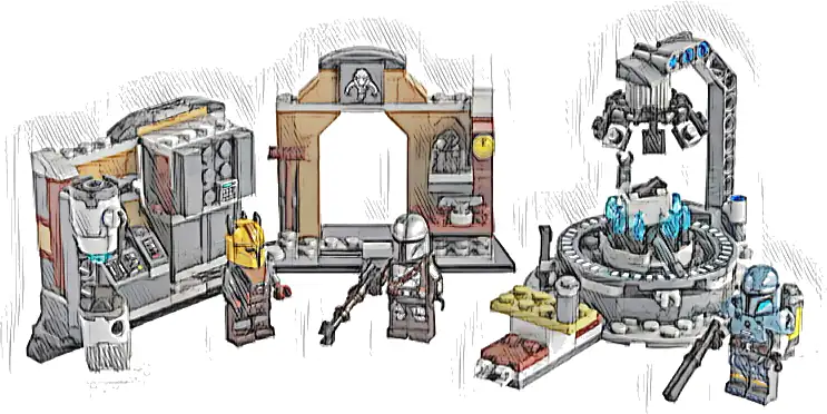 LEGO 75319 Star Wars Kuźnia Zbrojmistrzyni Mandalorian