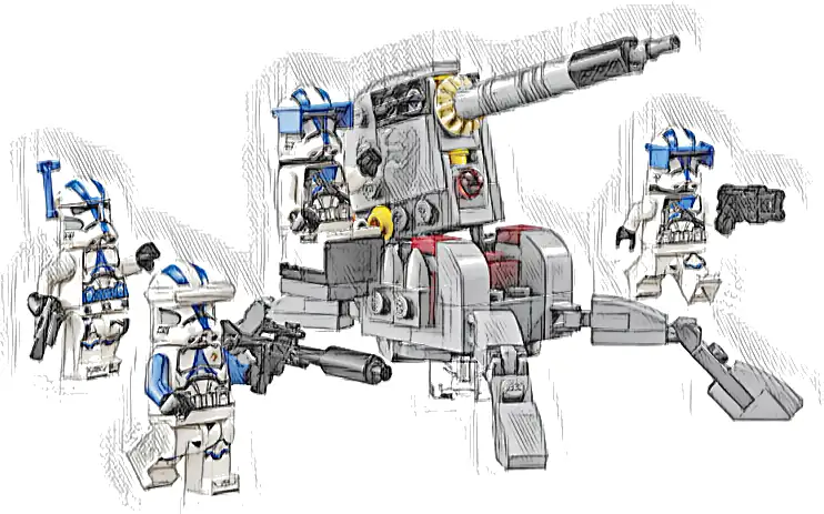 LEGO 75345 Star Wars Zestaw bitewny – żołnierze-klony z 501. legionu