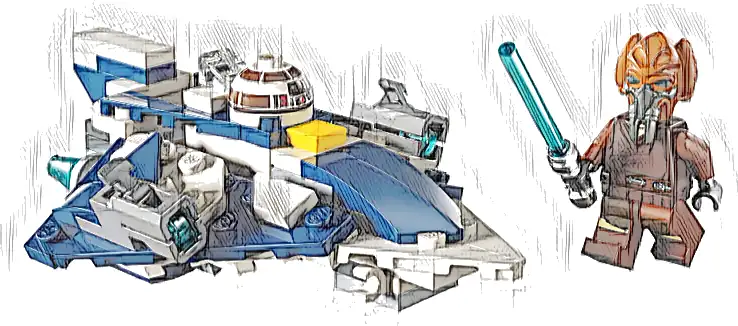 LEGO 75400 Star Wars Mikromyśliwiec Jedi Plo Koona