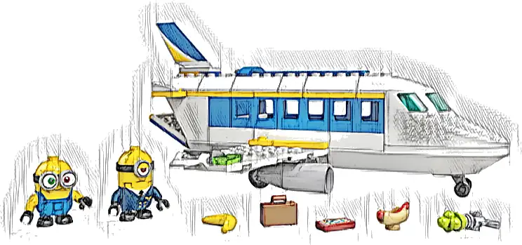 LEGO 75547 Minions Nauka pilotażu Minionka