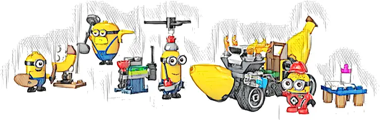 Zestaw LEGO® 75580 LEGO 75580 Minions Minionki i bananowóz