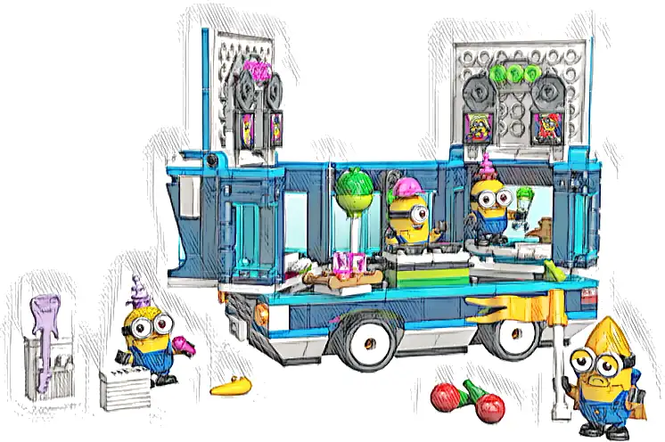Zestaw LEGO® 75581 LEGO 75581 Minions Imprezowy autobus minionków