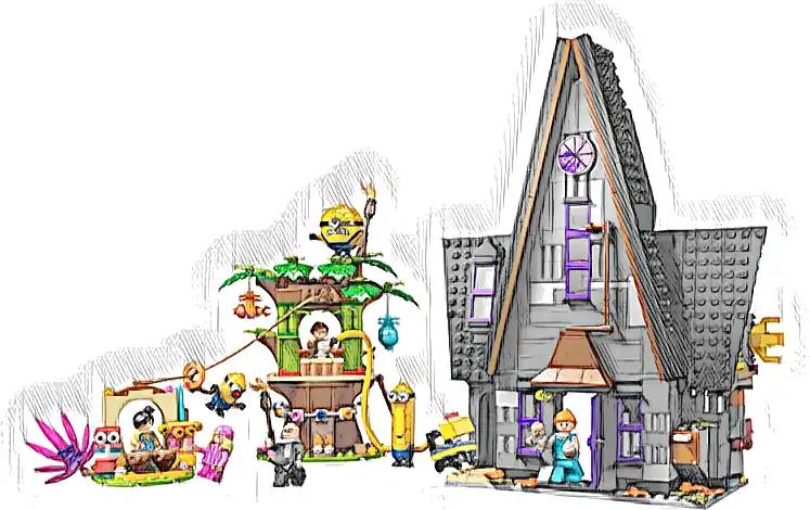 Zestaw LEGO® 75583 LEGO 75583 Minions Rodzinna rezydencja Gru i minionków