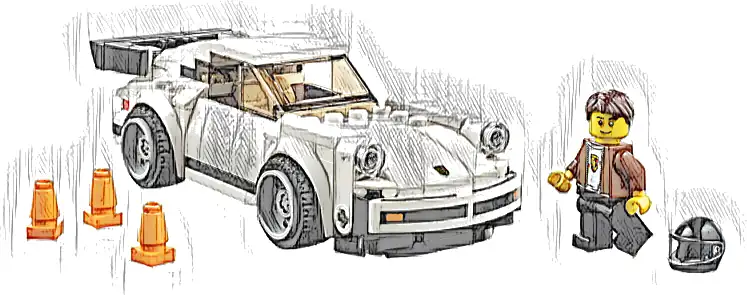 Zestaw LEGO® 75895 LEGO 75895 Speed Champions 1974 Porsche 911 Turbo 3.0