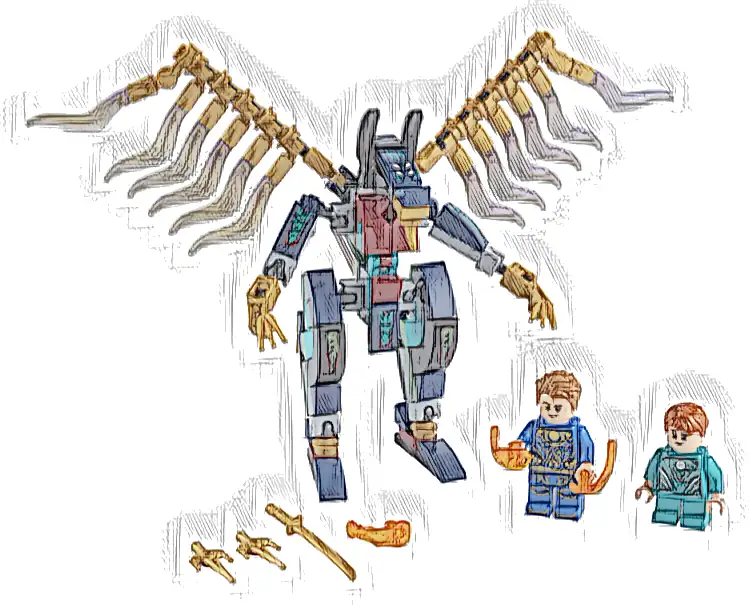 Zestaw LEGO® 76145 LEGO 76145 Marvel Atak powietrzny Przedwiecznych