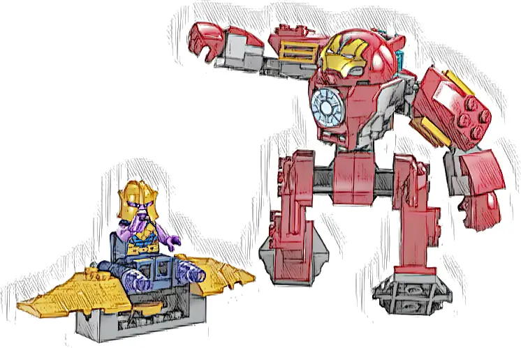 LEGO 76263 Marvel Hulkbuster Iron Mana vs. Thanos