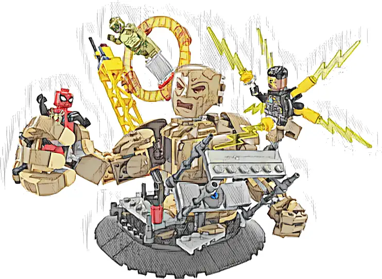 Zestaw LEGO® 76280 LEGO 76280 Marvel Spider-Man vs. Sandman: ostateczna bitwa