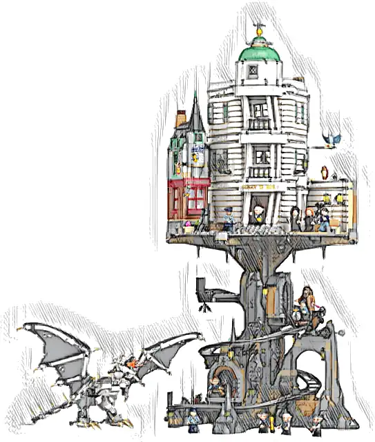 Zestaw LEGO® 76417 LEGO 76417 Harry Potter Bank Gringotta — edycja kolekcjonerska