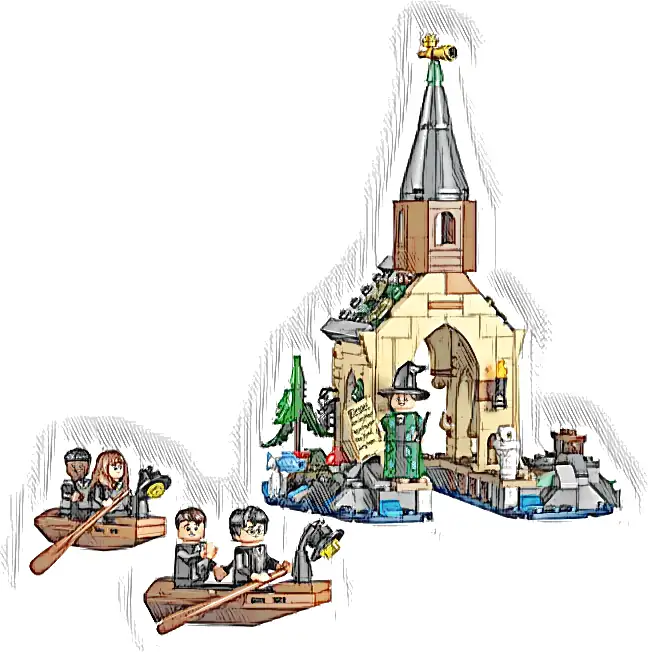 LEGO 76426 Harry Potter Dom na wodzie przy Hogwarcie