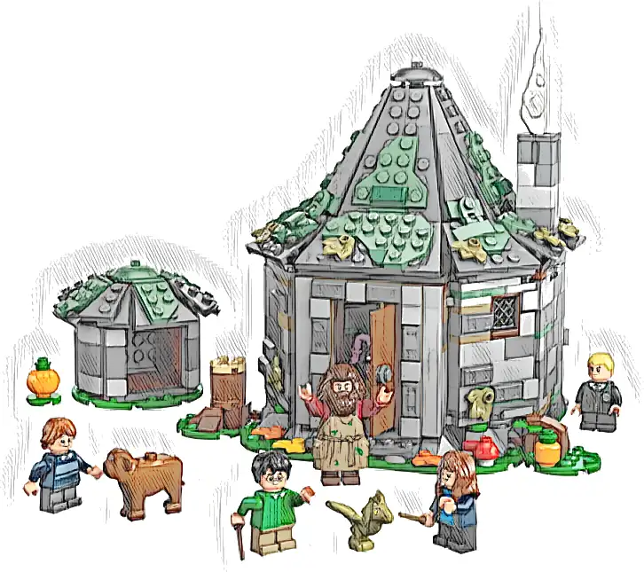 LEGO 76428 Harry Potter Chatka Hagrida: niespodziewana wizyta