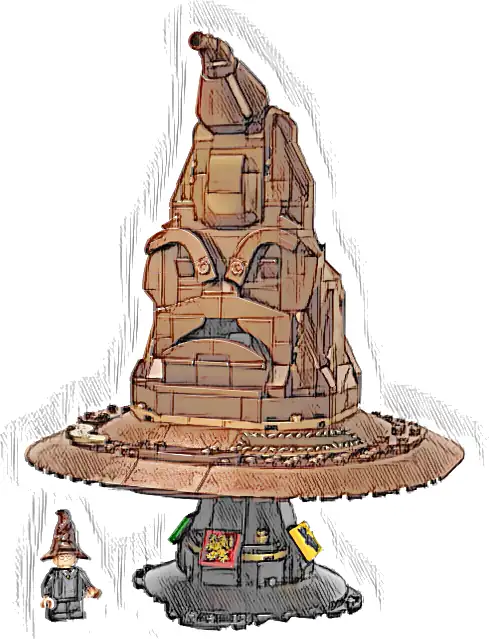 LEGO 76429 Harry Potter Mówiąca Tiara Przydziału