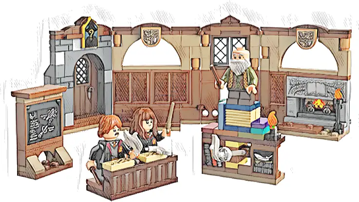 LEGO 76442 Harry Potter Zamek Hogwart: Zajęcia z zaklęć i uroków
