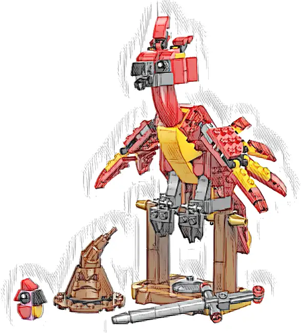 LEGO 76448 Harry Potter Fawkes: feniks Dumbledore'a