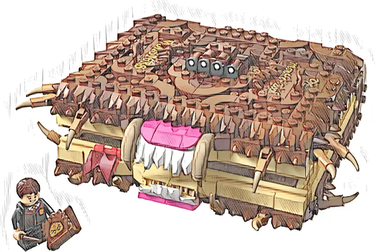 LEGO 76449 Harry Potter Potworna księga potworów z zębami